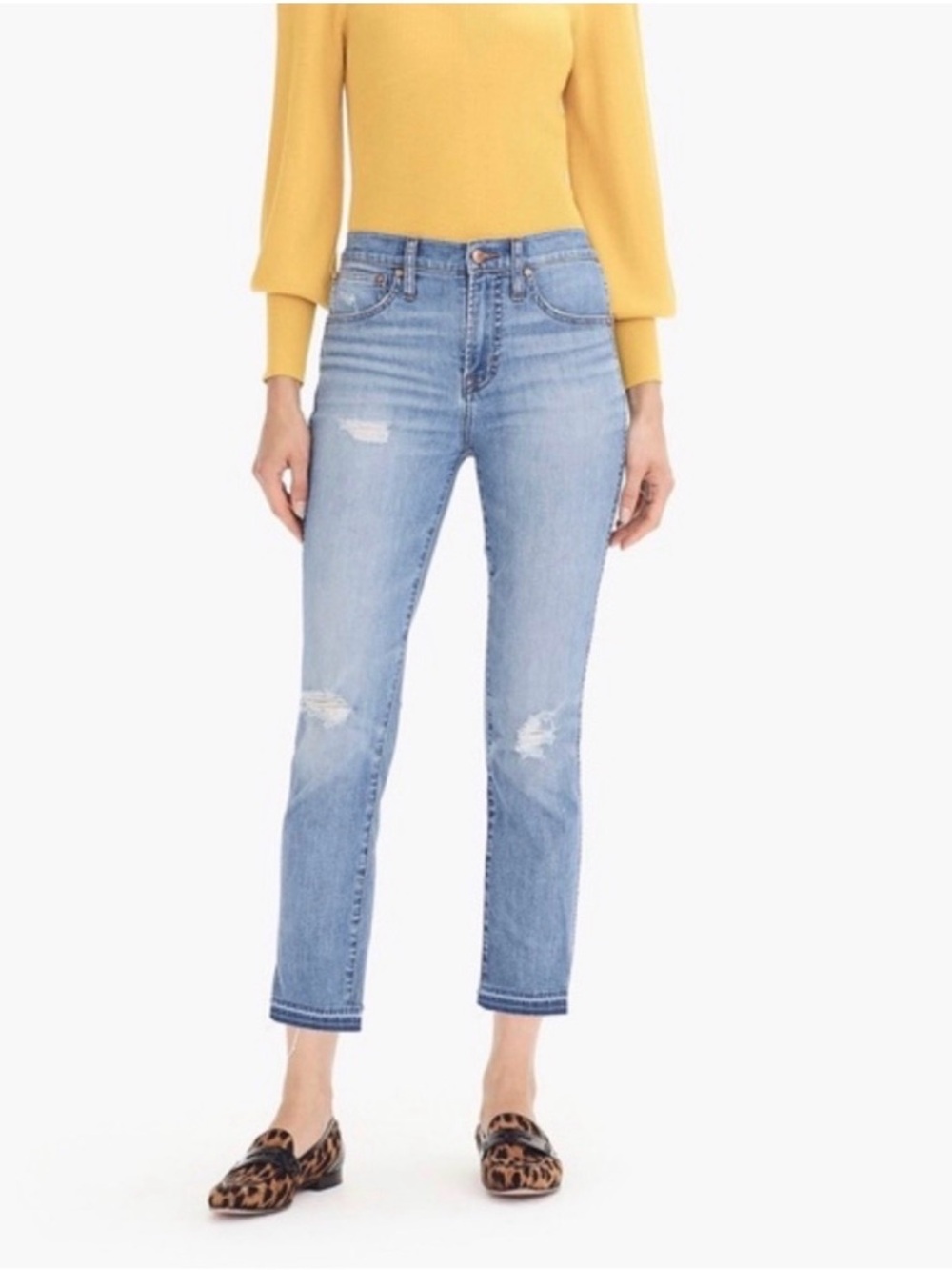 J Crew Vintage Straight Eco Jean in Medium Wash Size 29 - Picture 2 of 16